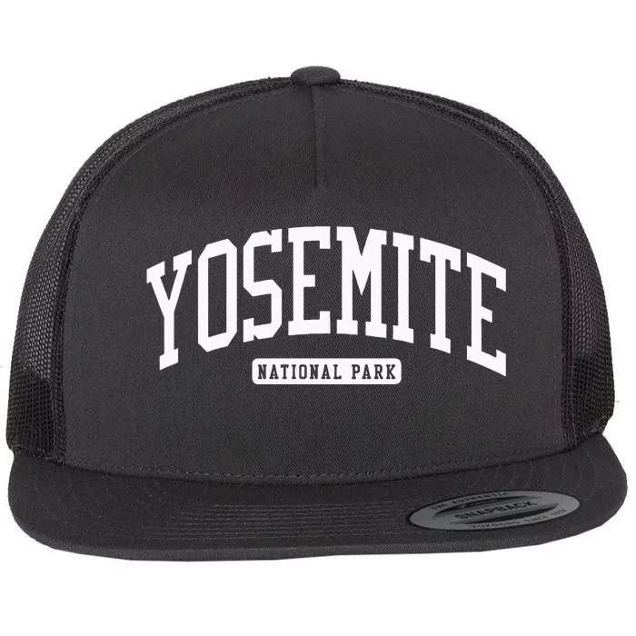 Yosemite National Park College Flat Bill Trucker Hat