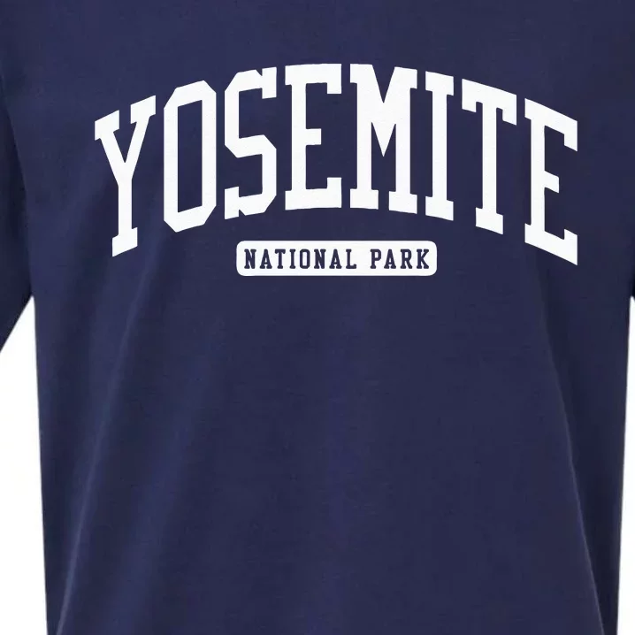 Yosemite National Park College Sueded Cloud Jersey T-Shirt