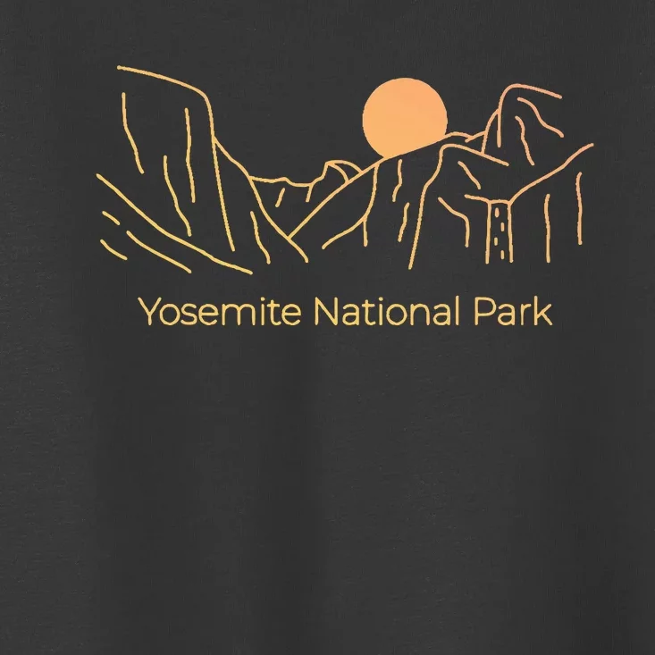 Yosemite National Park Skyline Toddler T-Shirt