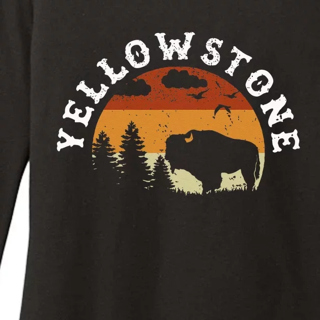 Yellowstone National Park Hiking And Outdoor Enthusiasts Womens CVC Long Sleeve Shirt