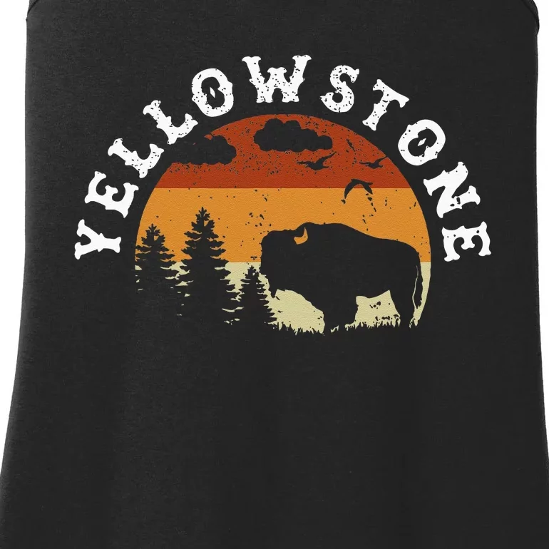 Yellowstone National Park Hiking And Outdoor Enthusiasts Ladies Essential Tank