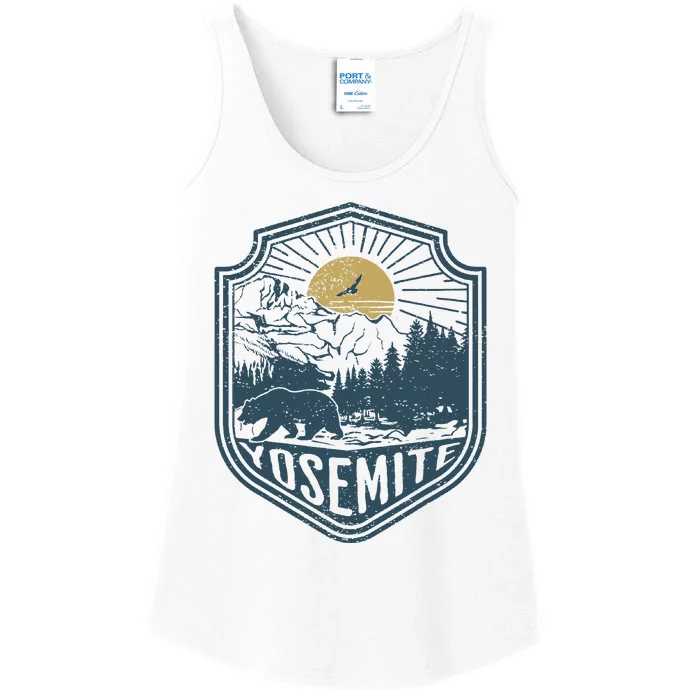 Yosemite National Park California Nature Hiking Outdoors Ladies Essential Tank