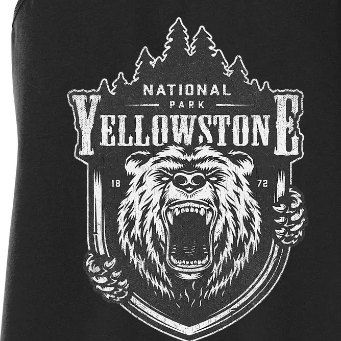 Yellowstone National Park Merchandise Yellowstone Souvenir Women's Racerback Tank