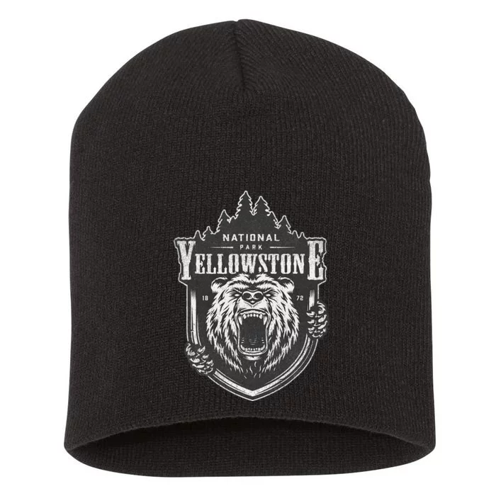 Yellowstone National Park Merchandise Yellowstone Souvenir Short Acrylic Beanie