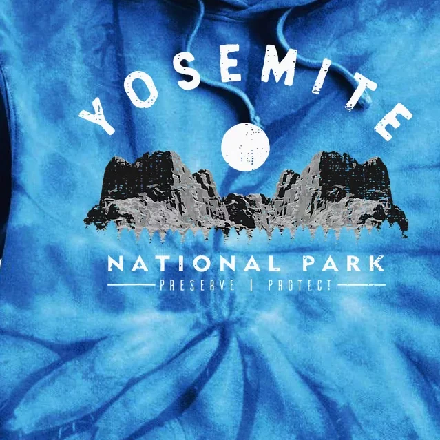 Yosemite National Park Hiking Enthusiasts Tie Dye Hoodie