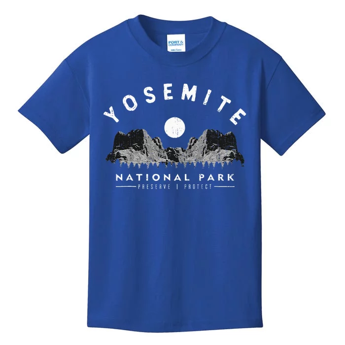 Yosemite National Park Hiking Enthusiasts Kids T-Shirt