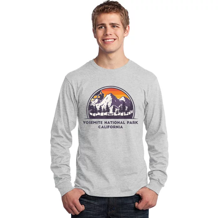 Yosemite National Park, California Rock Climbing Hiking Tall Long Sleeve T-Shirt