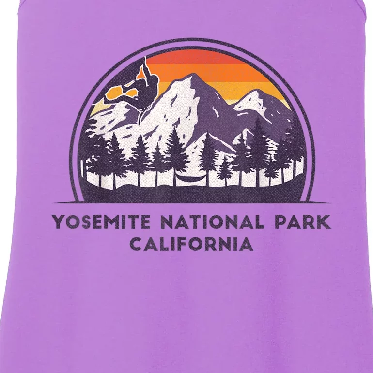 Yosemite National Park, California Rock Climbing Hiking Ladies Essential Tank