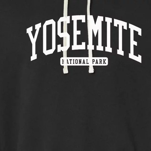 Yosemite National Park College Garment-Dyed Fleece Hoodie