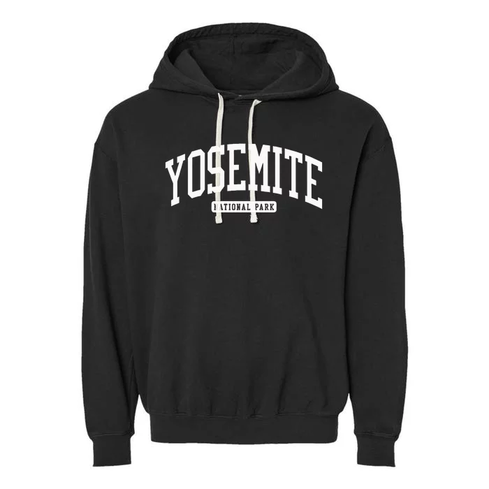 Yosemite National Park College Garment-Dyed Fleece Hoodie