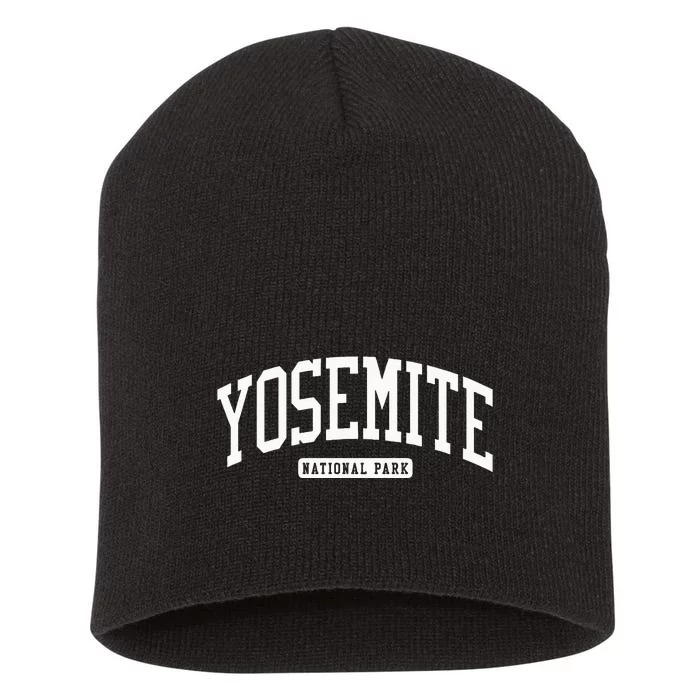 Yosemite National Park College Short Acrylic Beanie