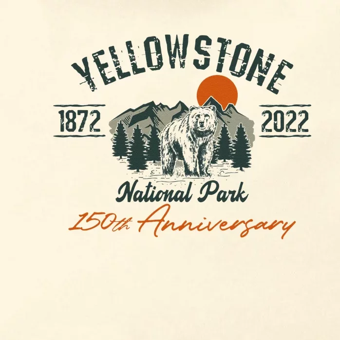 Yellowstone National Park 150th Anniversary Memorabilia Long Sleeve Zip Tote Bag