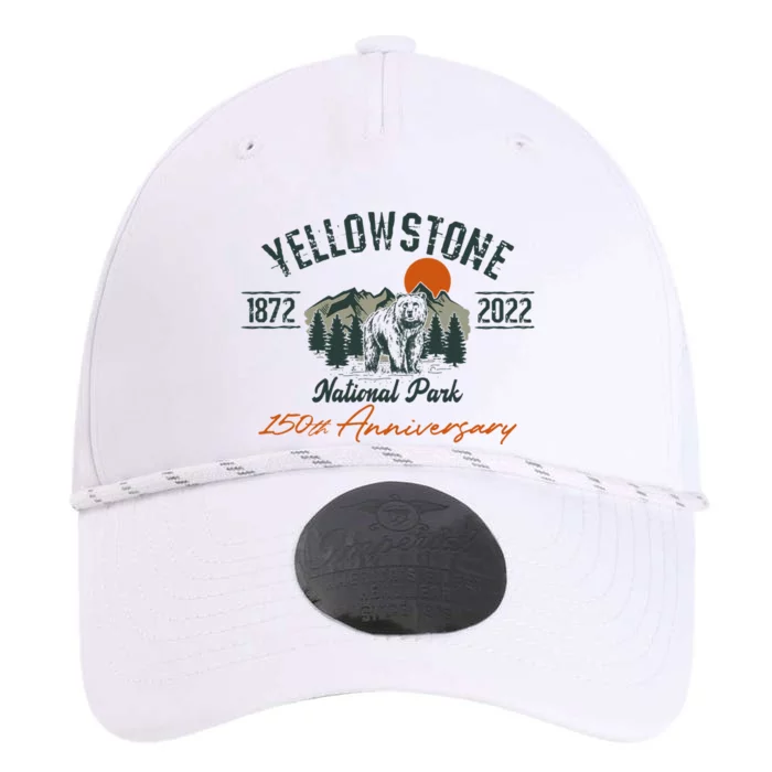 Yellowstone National Park 150th Anniversary Memorabilia Long Sleeve Performance The Dyno Cap