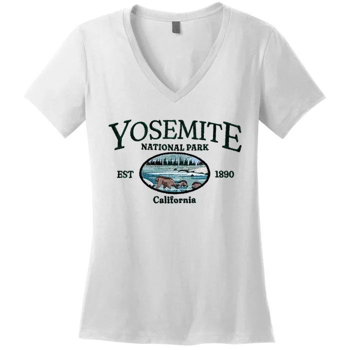 Yosemite National Park Women's V-Neck T-Shirt