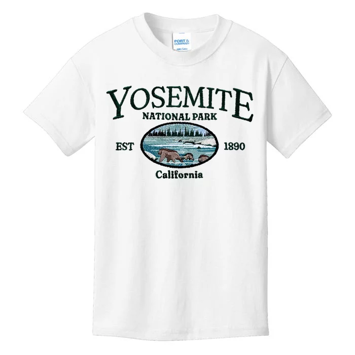 Yosemite National Park Kids T-Shirt