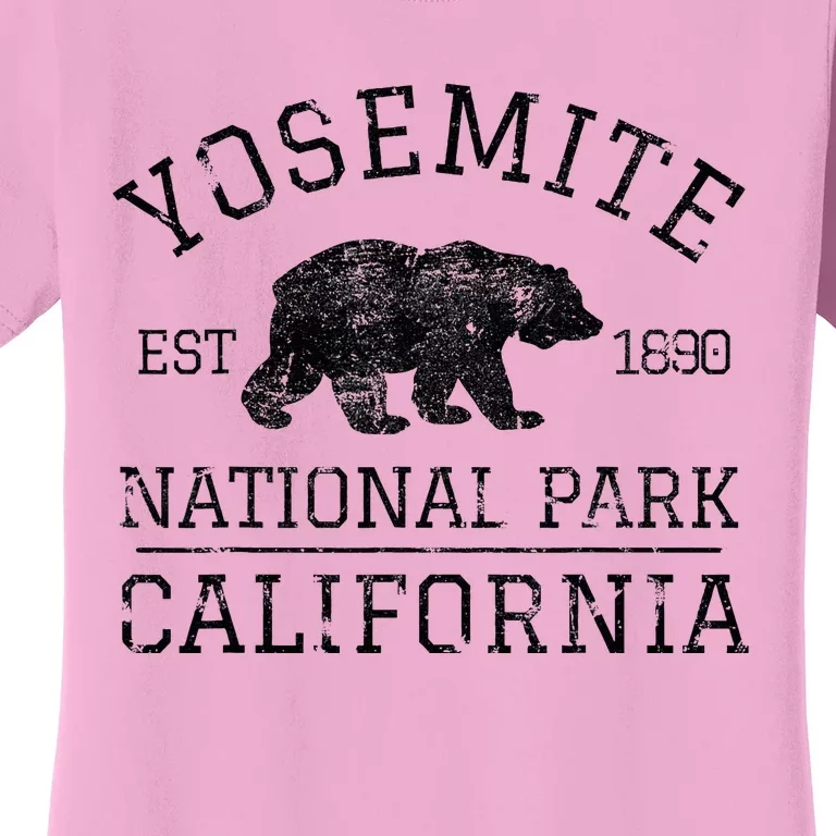 Yosemite National Park California Bear Nature Hiking Women's T-Shirt