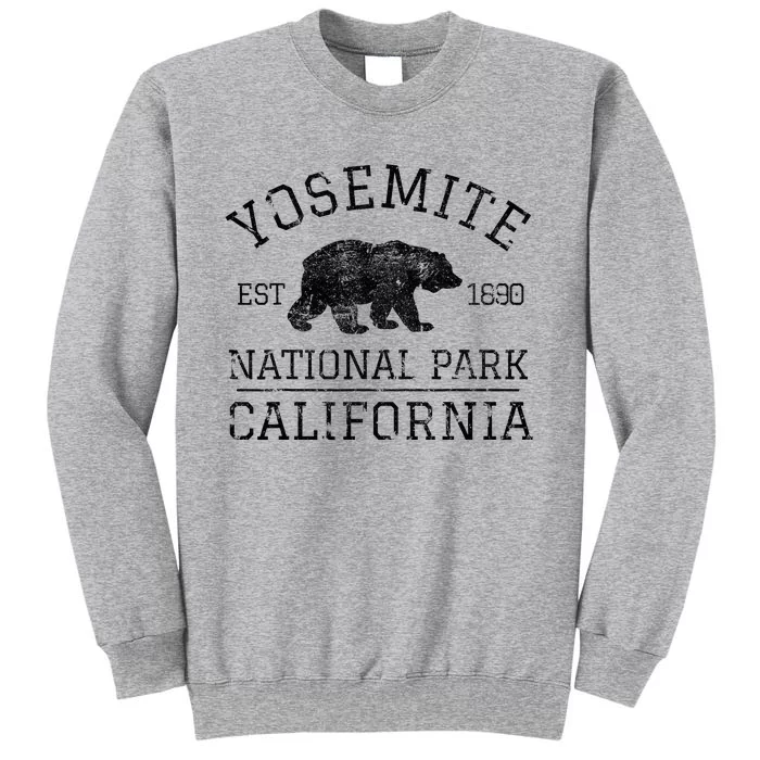 Yosemite National Park California Bear Nature Hiking Sweatshirt