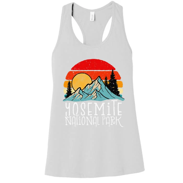 Yosemite National Park California National Park Women's Racerback Tank