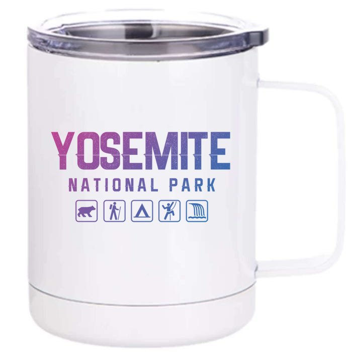 Yosemite National Park Great Gift Front & Back 12oz Stainless Steel Tumbler Cup