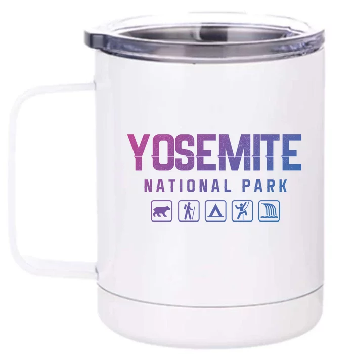 Yosemite National Park Great Gift Front & Back 12oz Stainless Steel Tumbler Cup