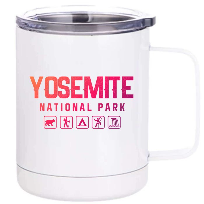 Yosemite National Park Great Gift Front & Back 12oz Stainless Steel Tumbler Cup