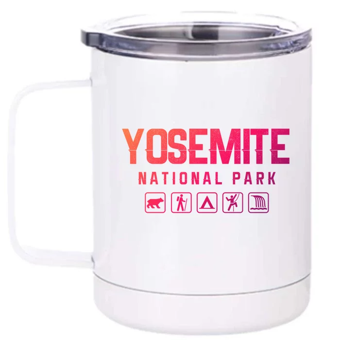 Yosemite National Park Great Gift Front & Back 12oz Stainless Steel Tumbler Cup