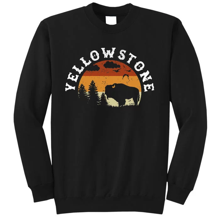 Yellowstone National Park Hiking And Outdoor Enthusiasts Tall Sweatshirt