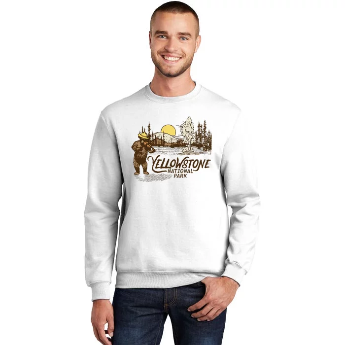 Yellowstone National Park Bear & Fiddle Old Faithful Sweatshirt