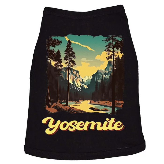 Yosemite National Park Adventure Hiking Nature Design Doggie Tank