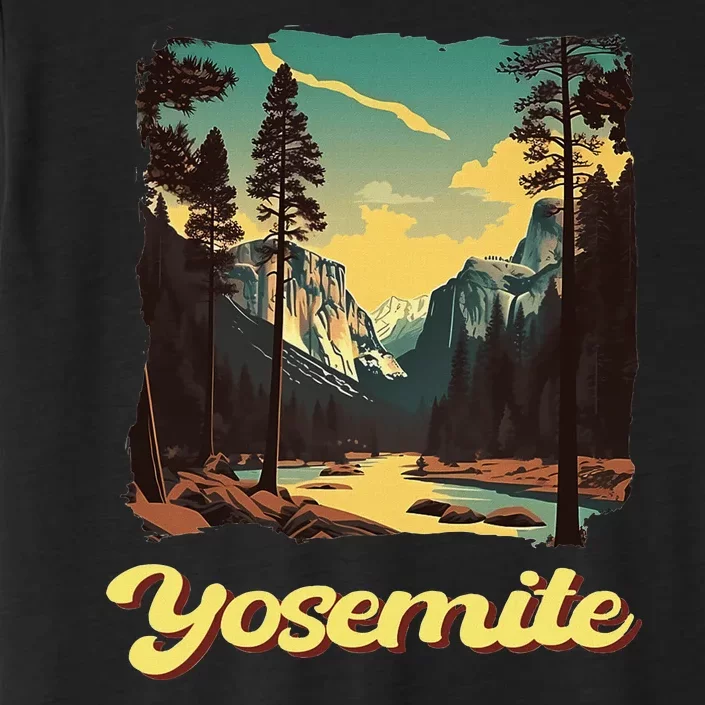 Yosemite National Park Adventure Hiking Nature Design ChromaSoft Performance T-Shirt