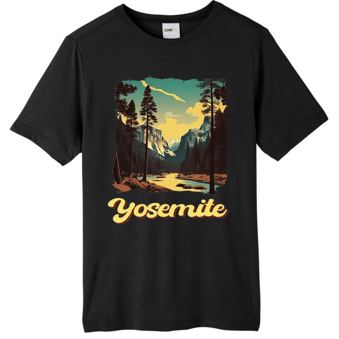 Yosemite National Park Adventure Hiking Nature Design ChromaSoft Performance T-Shirt