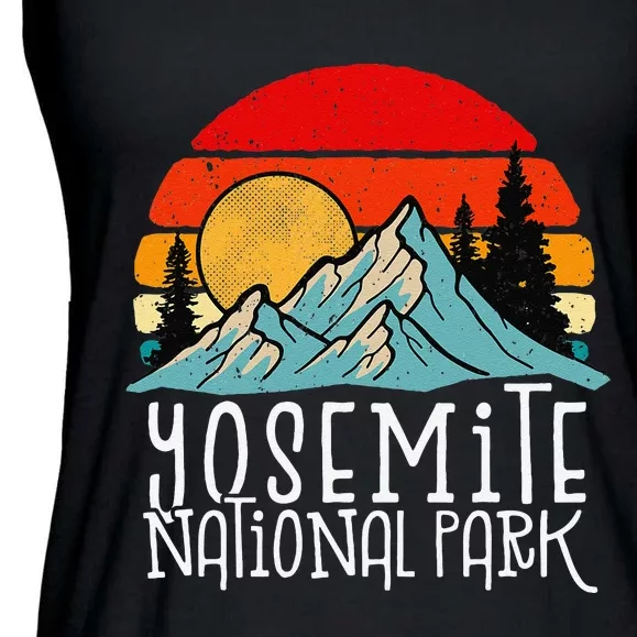 Yosemite National Park Tshirt, California National Park Ladies Essential Flowy Tank