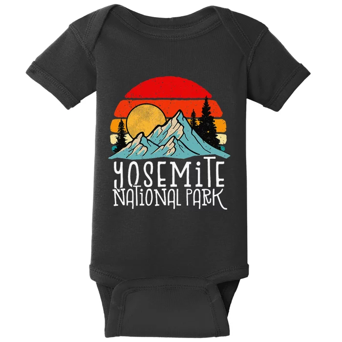 Yosemite National Park Tshirt, California National Park Baby Bodysuit