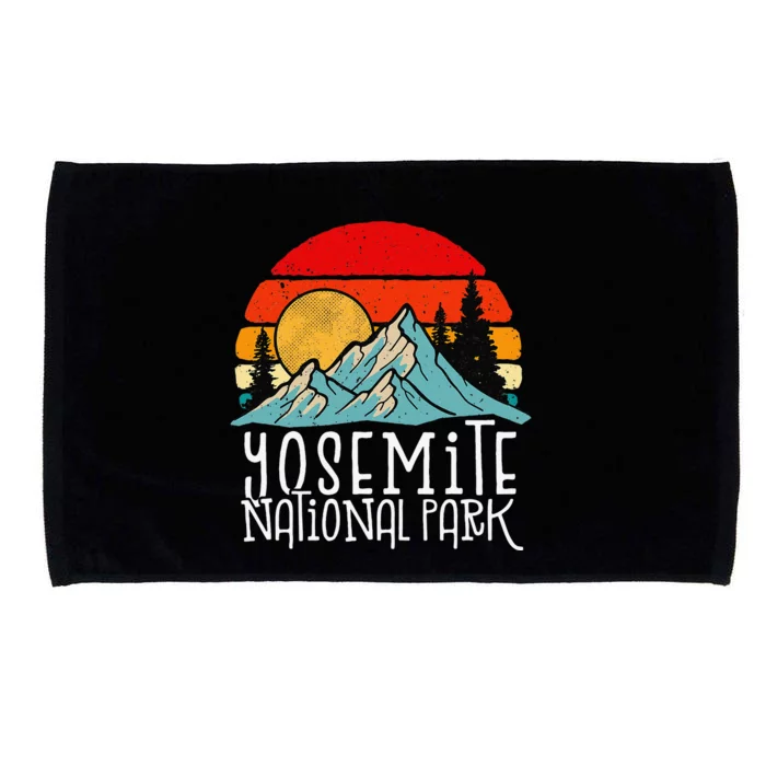 Yosemite National Park Tshirt, California National Park Microfiber Hand Towel