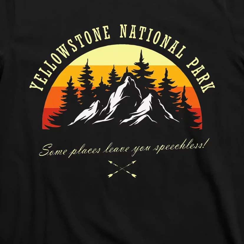 Yellow National Park Hiking T-Shirt