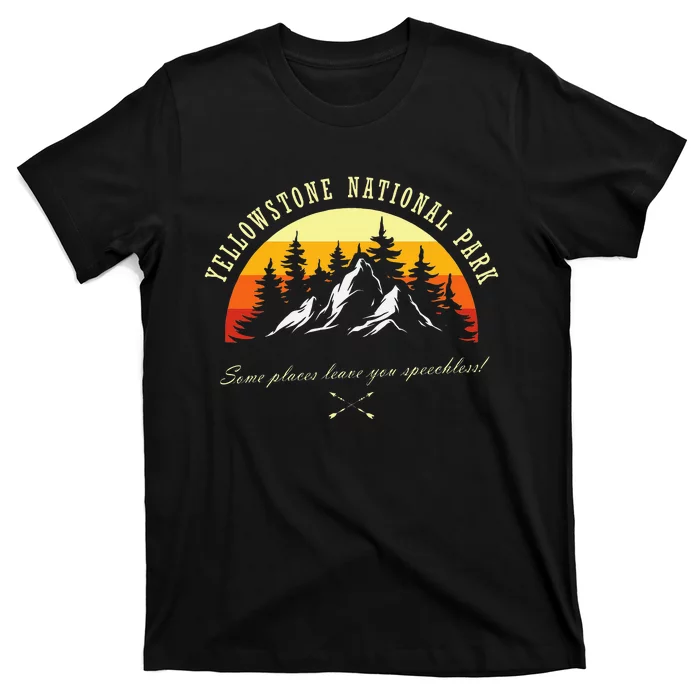 Yellow National Park Hiking T-Shirt