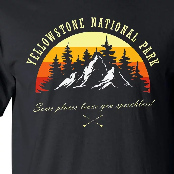 Yellow National Park Hiking Tall T-Shirt