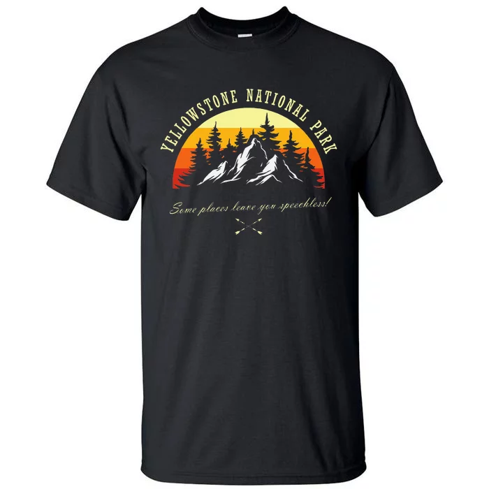 Yellow National Park Hiking Tall T-Shirt