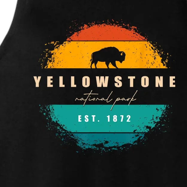 Yellowstone National Park Ladies Tri-Blend Wicking Tank