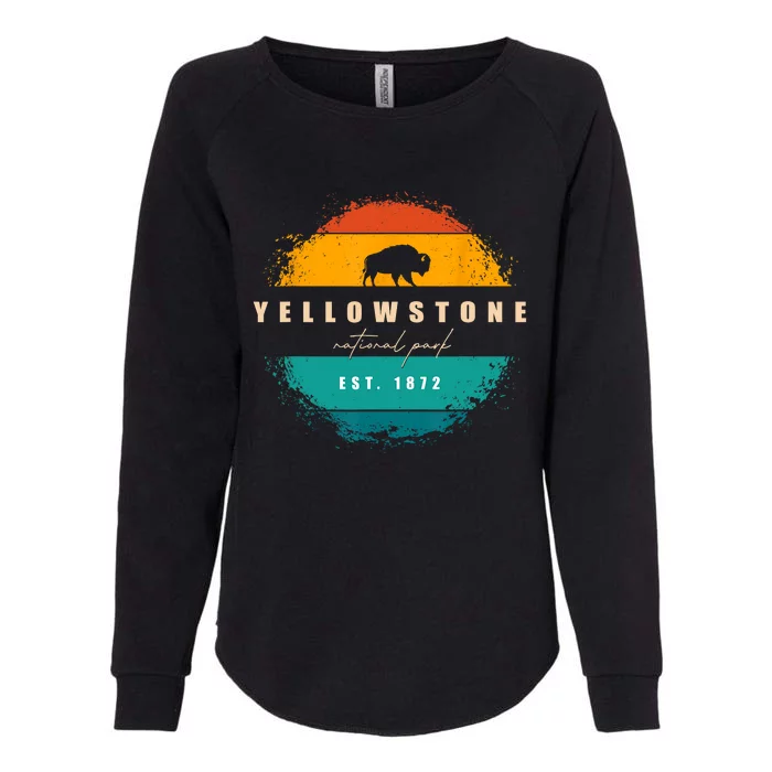 Yellowstone National Park Womens California Wash Sweatshirt