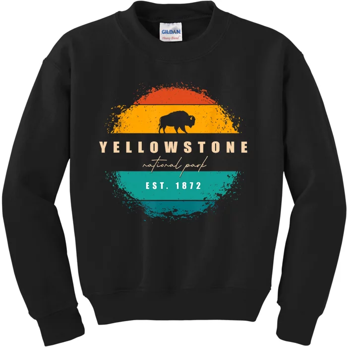 Yellowstone National Park Kids Sweatshirt