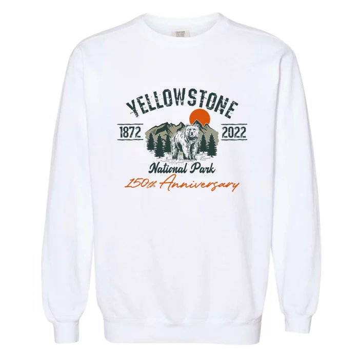 Yellowstone National Park 150th Anniversary Memorabilia Garment-Dyed Sweatshirt