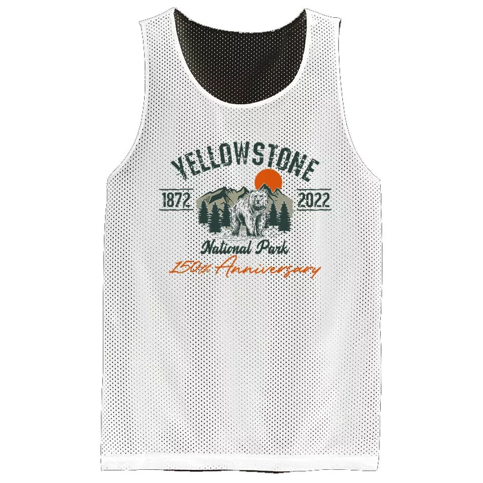 Yellowstone National Park 150th Anniversary Memorabilia Mesh Reversible Basketball Jersey Tank