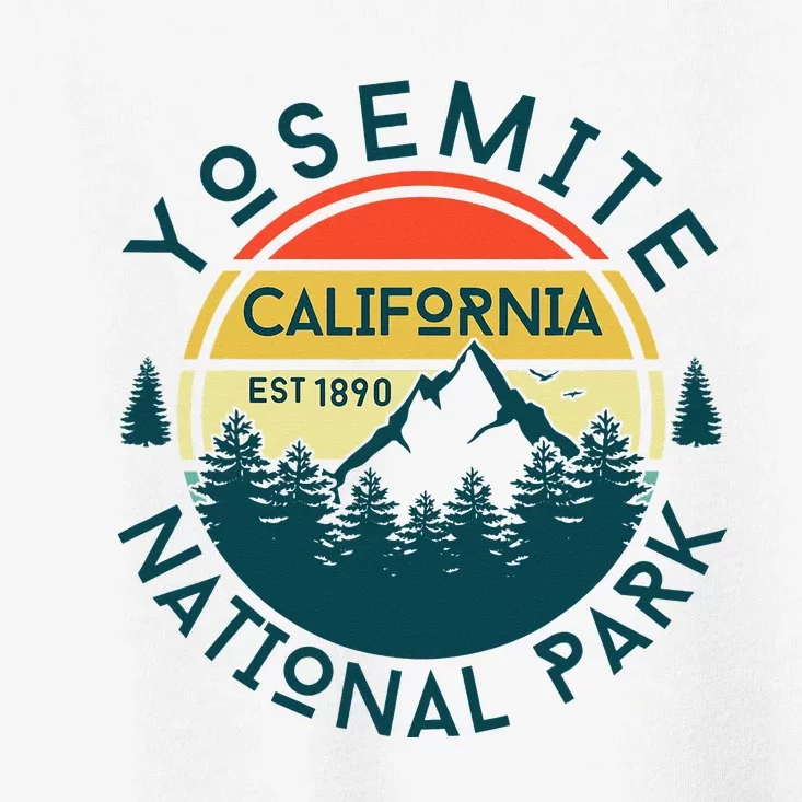 Yosemite National Park California Hiking Nature Outdoors Toddler T-Shirt