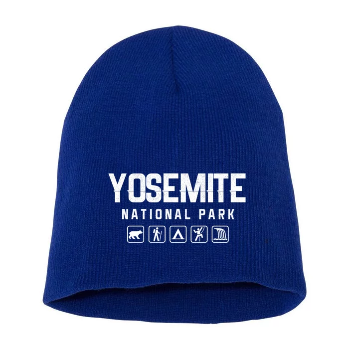 Yosemite National Park Great Gift Short Acrylic Beanie