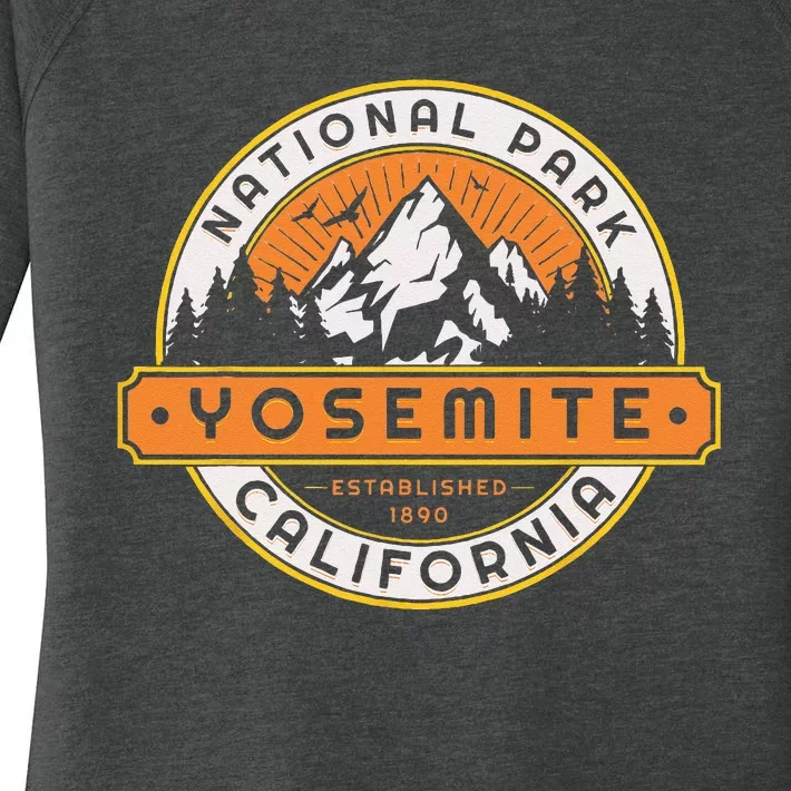 Yosemite National Park California Nature Hiking Outdoors Women's Perfect Tri Tunic Long Sleeve Shirt