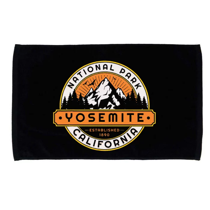 Yosemite National Park California Nature Hiking Outdoors Microfiber Hand Towel