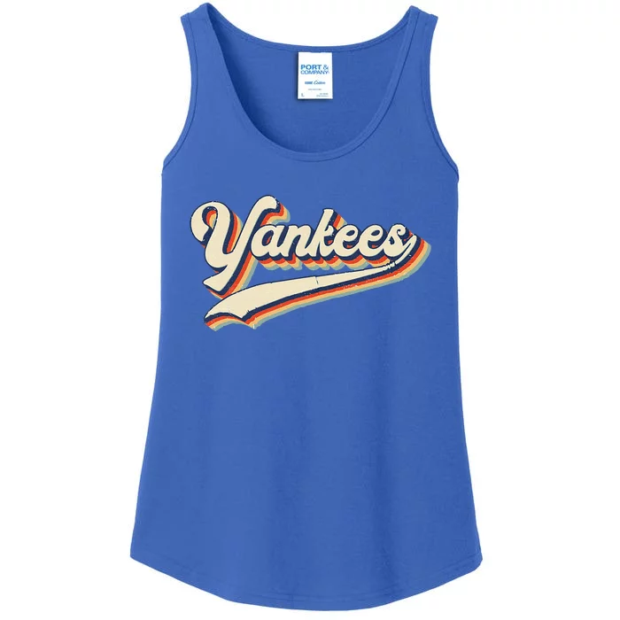 Yankee Name Retro Gift Sports Lover Ladies Essential Tank