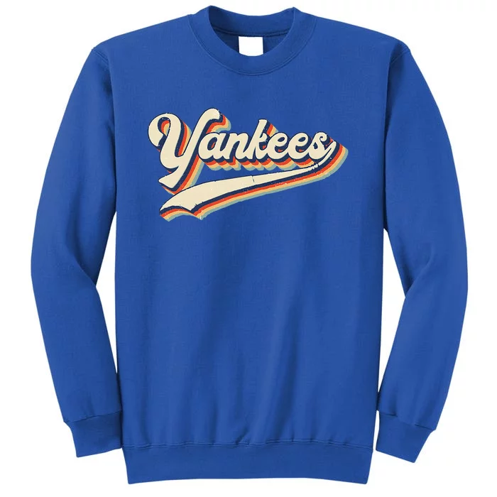 Yankee Name Retro Gift Sports Lover Tall Sweatshirt