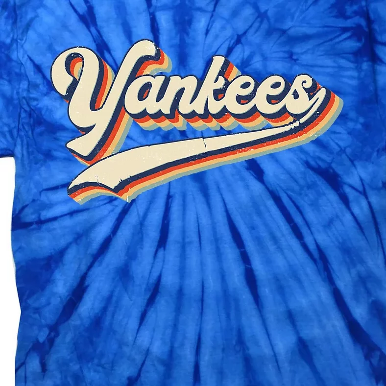 Yankee Name Retro Gift Sports Lover Tie-Dye T-Shirt